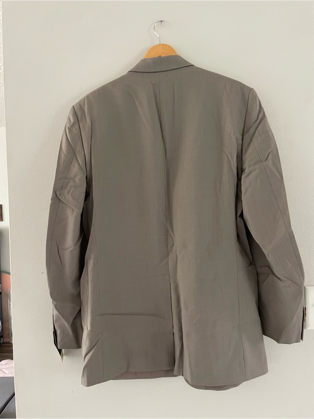 Mens Lauren Ralph Lauren Taupe Suit Jacket - Two-Button Blazer - Picture 2 of 5